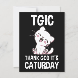 TGIC Gott sei Dank ist es Feiertag Postkarte