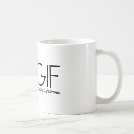 TGIF. Diese Großmutter ist fabelhaft! Kaffeetasse (Rechts)