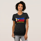 TGIF Filipina mit philippinischer Flagge T-Shirt (Vorne ganz)