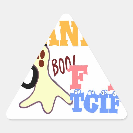TGIF fRIDAY COLORS.png Dreieckiger Aufkleber (Vorderseite)