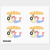 TGIF fRIDAY COLORS.png Ovaler Aufkleber (Blatt)