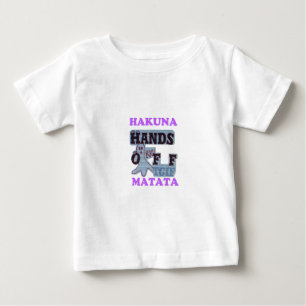 TGIF Hakuna Matata Hände weg Boo Lustiges Gesicht Baby T-shirt