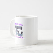 TGIF Hakuna Matata Hands Off Boo Funny Face Kaffeetasse (Vorderseite Links)