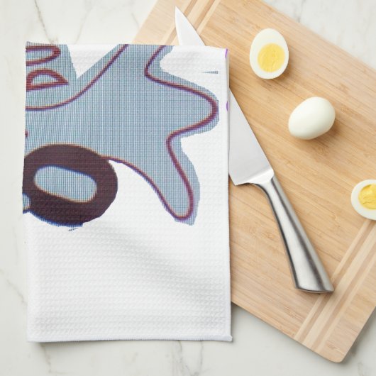 TGIF Hakuna Matata Hands Off Boo Funny Face Küchentuch (Viertel Falte)