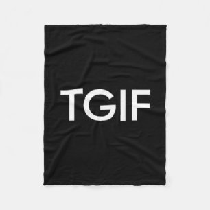 Tgif Lustig Gott sei Dank Freitag Aussage Männer F Fleecedecke