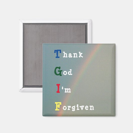 TGIF MAGNET (Vorderseite/Rückseite)