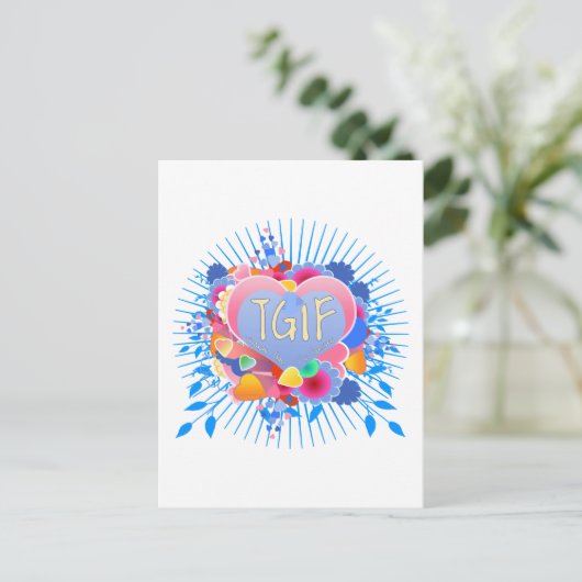 TGIF POSTKARTE (Stehend Vorderseite)