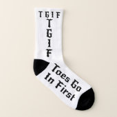 TGIF - Zehen gehen herein zuerst Socken (Rechts - Außen)