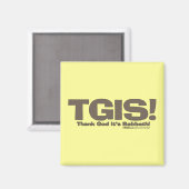 TGIS Sabbath design Magnet (Vorderseite/Rückseite)