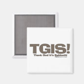 TGIS Sabbath design Magnet (Vorderseite/Rückseite)