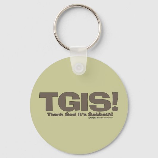 TGIS Sabbath design Schlüsselanhänger (Vorderseite)