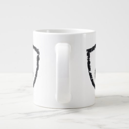 TGM Splattered Shield Tasse (Dunkel) (Rückseite)