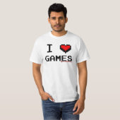 TGS I Herz-Spiel-T-Shirt T-Shirt (Vorne ganz)