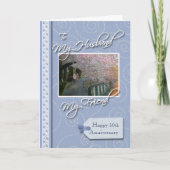 __th Anniversary - Mein Mann, Freund Karte (Vorderseite)