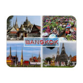 TH Bangkok - Wat Pho - Floating Market - Gran Pala Magnet (Horizontal)