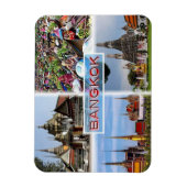 TH Bangkok - Wat Pho - Floating Market - Gran Pala Magnet (Vertikal)