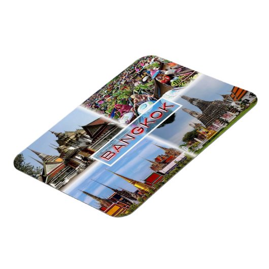 TH Bangkok - Wat Pho - Floating Market - Gran Pala Magnet (Linke Seite)