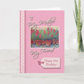 __th Birthday - Meine Mutter, Freund Karte (Vorderseite)