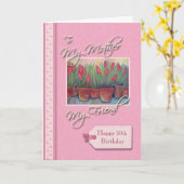 __th Birthday - Meine Mutter, Freund Karte (Gelbe Blume)