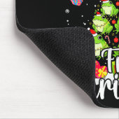 Th Cute Frog Christmas Tree Pajama Matching Costum Mousepad (Ecke)