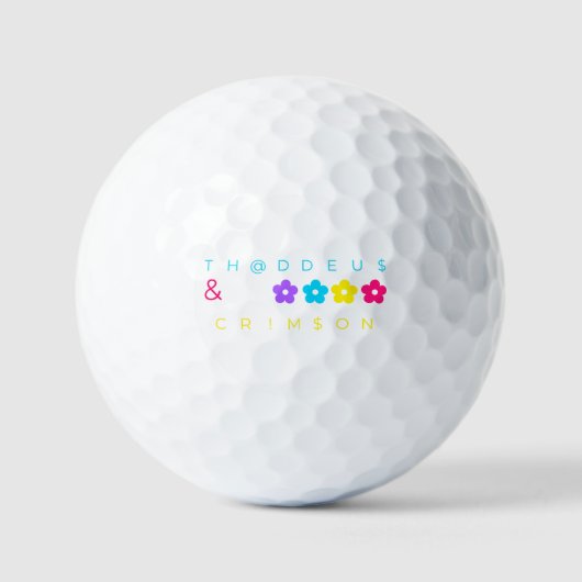 TH@DDEU$ & CRIM$ON GOLFBALL (Vorderseite)