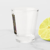 Th Divine Tree Of Life celestial wings and jewels Schnapsglas (Rechts)