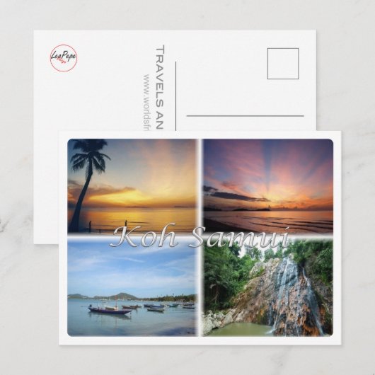 TH Thailand - Koh Samui - Postkarte (Vorne/Hinten)