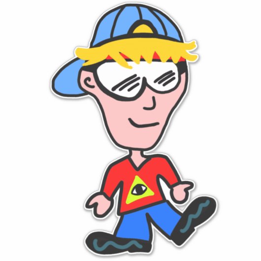 Tha Junge Aufkleber (Vorderseite)