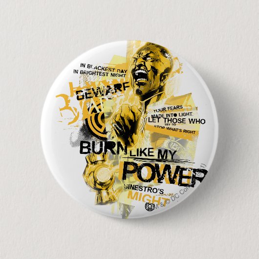 Thaal Sinestro 10 Button (Vorderseite)