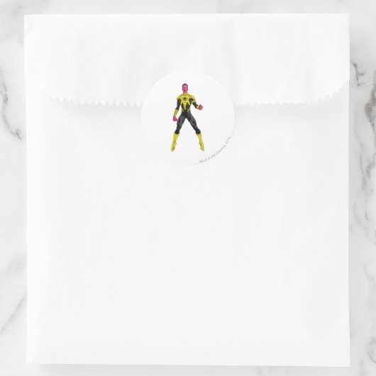 Thaal Sinestro 4 Runder Aufkleber (Tasche)