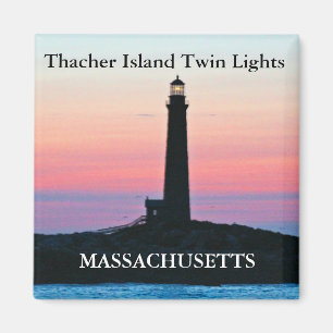 Thacher Island Twin Lights, Massachusetts Magnet