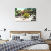 Thacher School Pergola ViewOjai, CA Leinwanddruck (Insitu (Schlafzimmer))