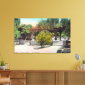 Thacher School Pergola ViewOjai, CA Leinwanddruck (Insitu (Wohnzimmer))