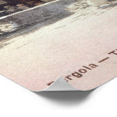 Thacher School Pergola ViewOjai, CA Poster (Ecke)