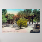 Thacher School Pergola ViewOjai, CA Poster (Vorne)