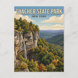 Thacher State Park Voorheesville Postkarte