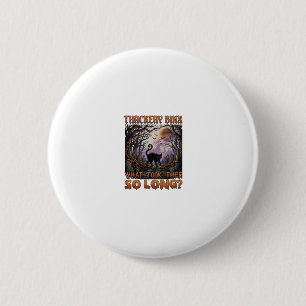Thackery Binx Schwarze Katze Halloween Friedhof Fl Button