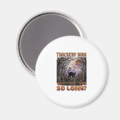 Thackery Binx Schwarze Katze Halloween Friedhof Fl Magnet (Vorderseite/Rückseite)
