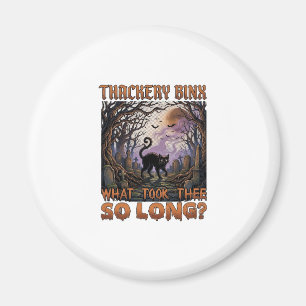 Thackery Binx Schwarze Katze Halloween Friedhof Fl Magnet