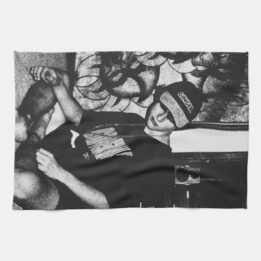 thaddeus & crimson, die $THCBand's THCA Geschirrtuch (Horizontal)
