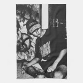 thaddeus & crimson, die $THCBand's THCA Geschirrtuch (Vertikal)
