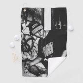 thaddeus & crimson, die $THCBand's THCA Golfhandtuch (Insitu)