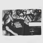 thaddeus & crimson, die $THCBand's THCA Golfhandtuch (Horizontal)
