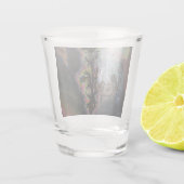 Thaddeus & Crimson Malerei Design Schnapsglas (Rückseite)