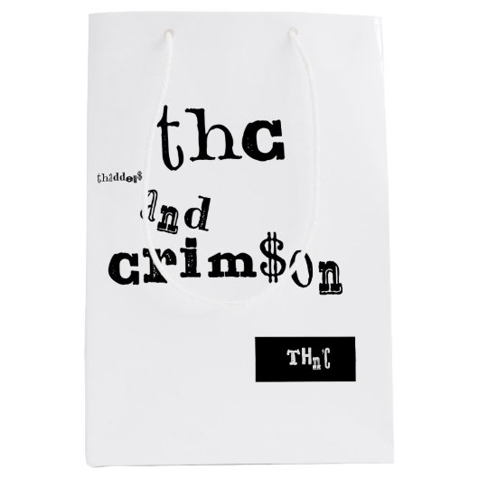 thaddeus & crimson mittlere geschenktüte (Vorderseite)
