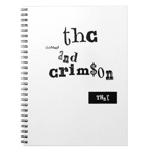 Thaddeus & Crimson Notizblock (Vorderseite)