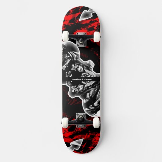 thaddeus & crimson skateboard (Vorderseite)