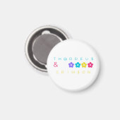 Thaddeus & Crimson $THCBand Designer Merchandise Magnet (Vorderseite/Rückseite)
