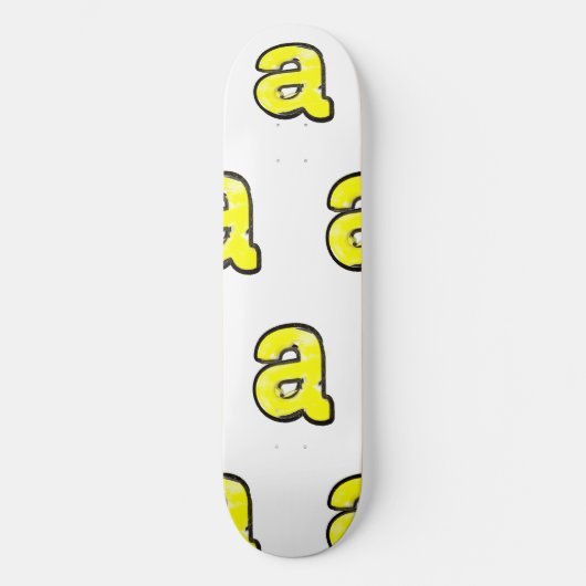 Thaddeus & Crimson/THCBand's THCA "a" Skateboard (Vorderseite)