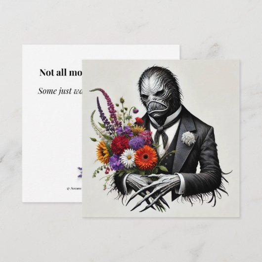 Thaddeus Mireblight - Gotische Grußkarte (Vorne/Hinten)